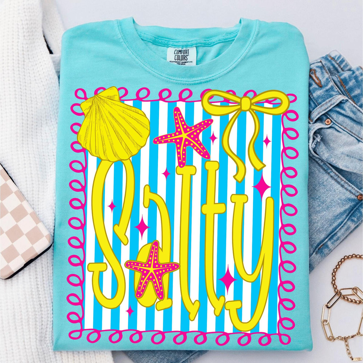 Sunshine beach life preppy neon summer PNG bundle PNG design - image 2