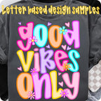 Preppy doodle alphabet PNG bundle in 7 colors PNG design - image 2