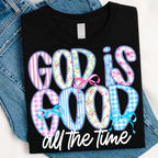 God Is Good All The Time preppy boho Christian design PNG design - image 4