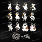 Camo Halloween alphabet PNG with ghost clipart PNG design - image 2