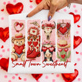 Highland cow in pink cowgirl boots western Valentine PNG watercolor design