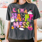 I'm a Haunt Mess patchwork ghost Halloween design PNG design - image 5