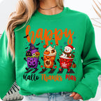 Hallothanksmas Halloween Thanksgiving Christmas coffee cups PNG design - image 3