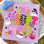 I'm a Haunt Mess patchwork ghost Halloween design PNG design - image 3