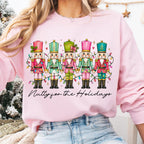 Nutty for the Holidays nutcracker Christmas PNG preppy doodle design - image 2