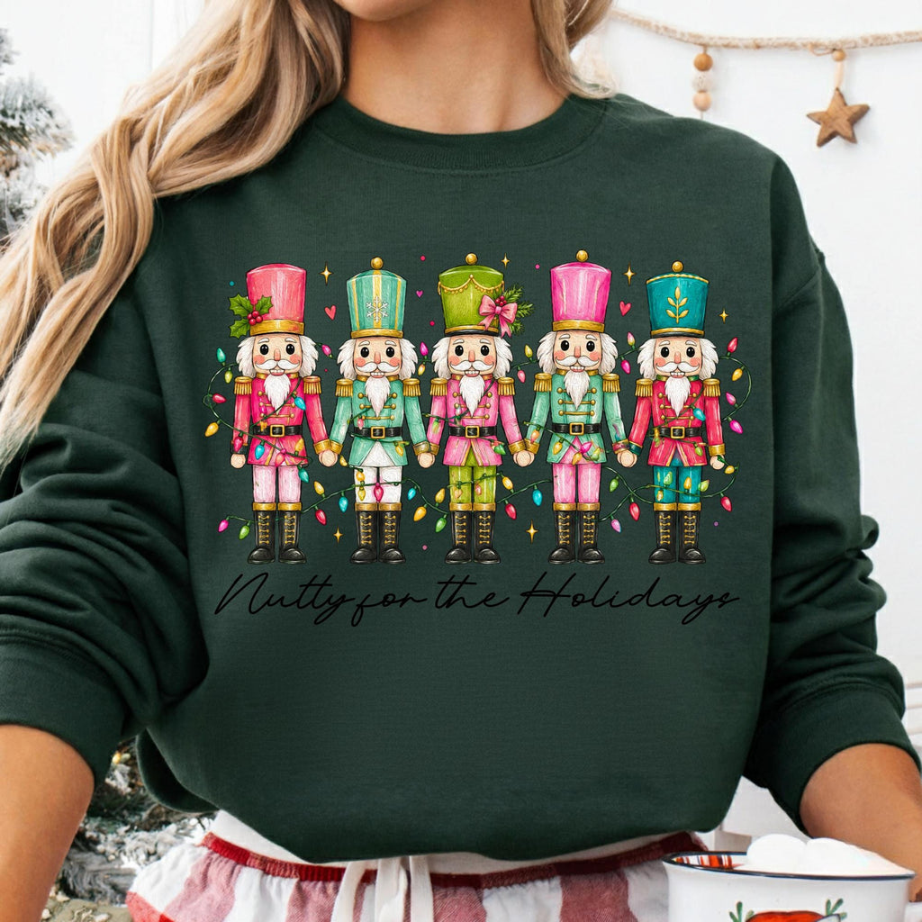 Nutty for the Holidays nutcracker Christmas PNG preppy doodle design - image 3