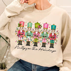 Nutty for the Holidays nutcracker Christmas PNG preppy doodle design - image 4