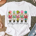 Nutty for the Holidays nutcracker Christmas PNG preppy doodle design - image 6