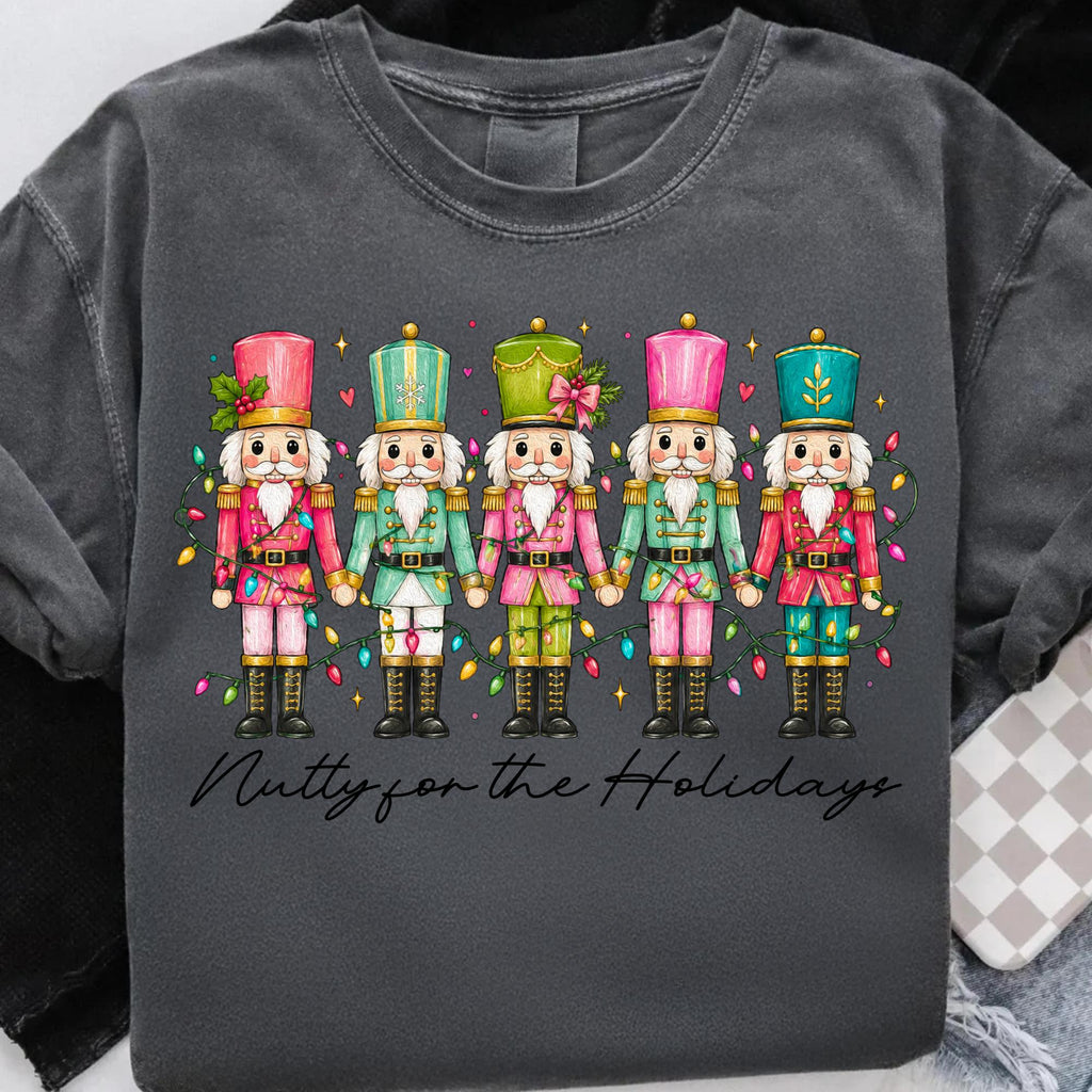 Nutty for the Holidays nutcracker Christmas PNG preppy doodle design - image 7