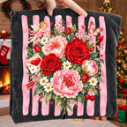 Vintage Valentine floral PNG with roses, peonies, cupid and butterflies - image 10