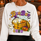 Boo Bao Crew kawaii dumpling ghosts Halloween PNG with bamboo steamer - image 3