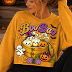 Boo Bao Crew kawaii dumpling ghosts Halloween PNG with bamboo steamer - image 4