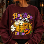 Boo Bao Crew kawaii dumpling ghosts Halloween PNG with bamboo steamer - image 9