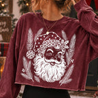 vintage leopard Santa retro Christmas shirt PNG design - image 5