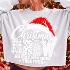 Christmas Crew Making Memories Together Santa hat PNG design - image 9