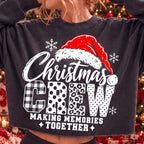 Christmas Crew Making Memories Together Santa hat PNG design - image 2