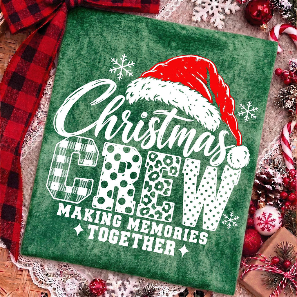 Christmas Crew Making Memories Together Santa hat PNG design - image 7