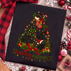 Merry Catmas black cat Christmas PNG design - image 9