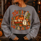 Sweater Weather pumpkin fall autumn PNG design - image 2