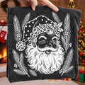 vintage leopard Santa retro Christmas shirt PNG design for sublimation and DTF