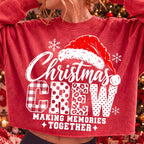 Christmas Crew Making Memories Together Santa hat PNG design - image 3