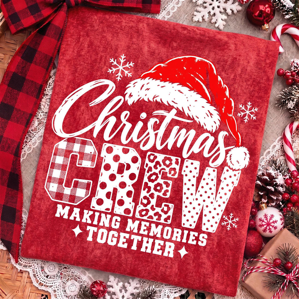 Christmas Crew Making Memories Together Santa hat PNG design - image 6
