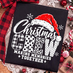 Christmas Crew Making Memories Together Santa hat PNG design for sublimation and DTF