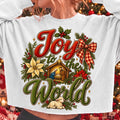 Joy to the World nativity scene Christian Christmas PNG design for sublimation and DTF